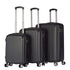 Milano Premium 3pc ABS Luggage Suitcase Luxury Hard Case Shockproof Travel Set-Luggage-PEROZ Accessories