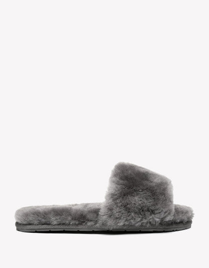 Australian Shepherd UGG Slipper Wool Fluffy Slides Nala-Slides-PEROZ Accessories