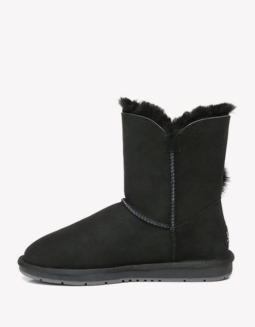 Australian Shepherd Australian Shepherd UGG Boots Ladies Short Pom Pom Blakely Water Resistant-Boots-PEROZ Accessories