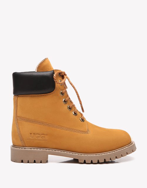 Australian Shepherd UGG Leather Boots Men&