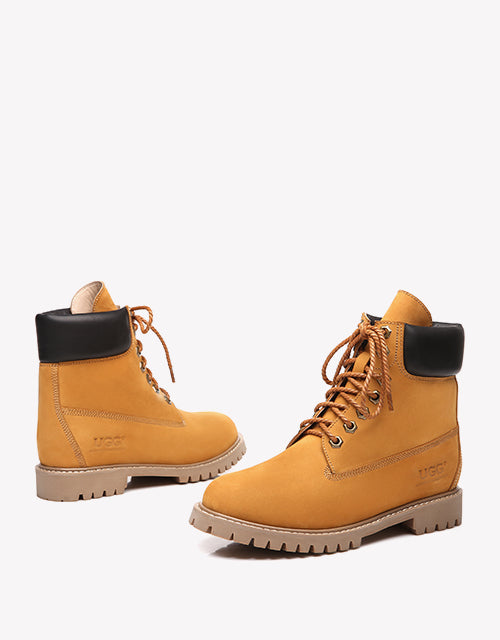 Australian Shepherd UGG Martens Boots Women Leather Noah-Boots-PEROZ Accessories