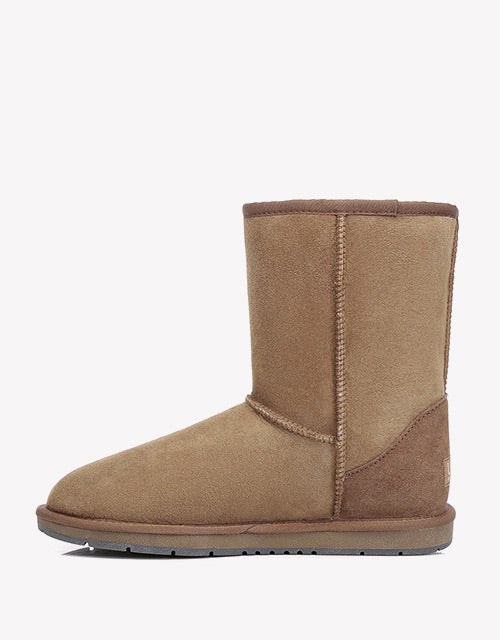 Australian ShepherdDouble-Faced Premium Sheepskin UGG Boots Short Classic Water Resistant-Boots-PEROZ Accessories