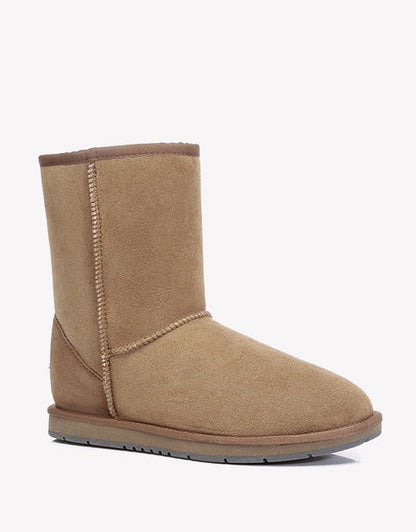 Australian ShepherdDouble-Faced Premium Sheepskin UGG Boots Short Classic Water Resistant-Boots-PEROZ Accessories
