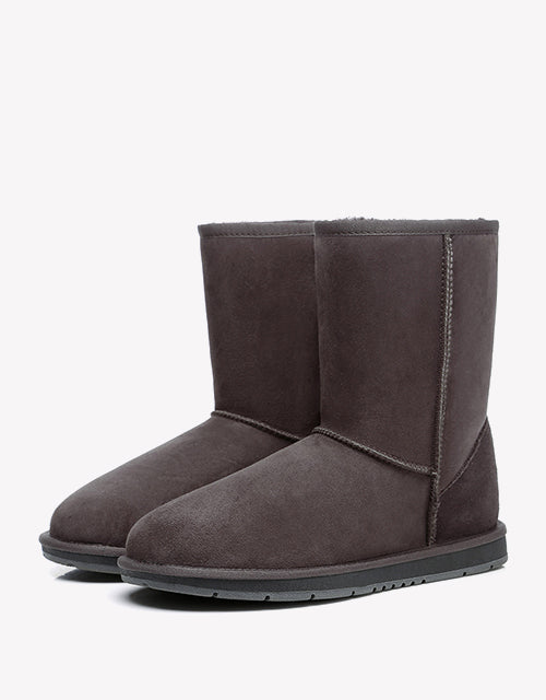 Australian ShepherdDouble-Faced Premium Sheepskin UGG Boots Short Classic Water Resistant-Boots-PEROZ Accessories