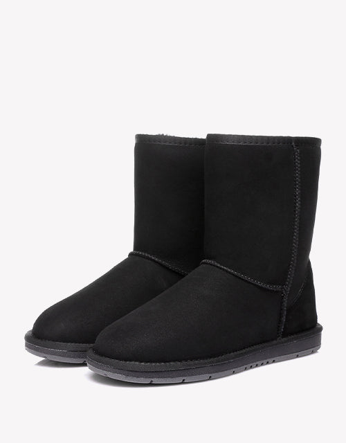 Australian ShepherdDouble-Faced Premium Sheepskin UGG Boots Short Classic Water Resistant-Boots-PEROZ Accessories