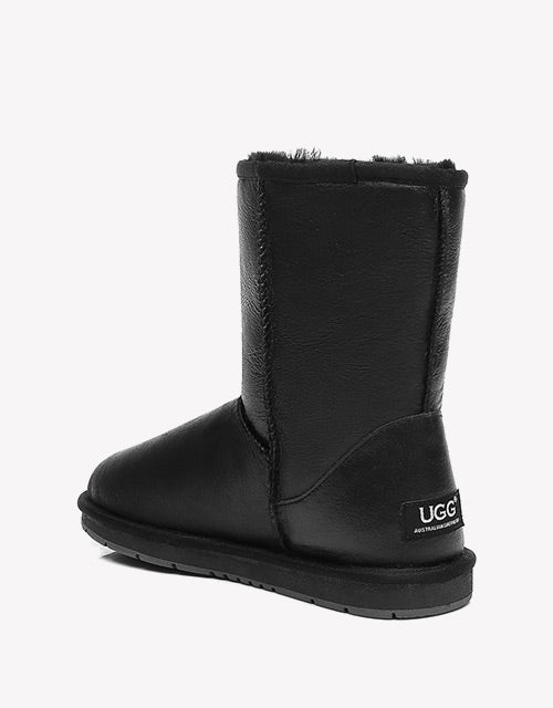 Australian ShepherdDouble-Faced Premium Sheepskin UGG Boots Short Classic Water Resistant-Boots-PEROZ Accessories