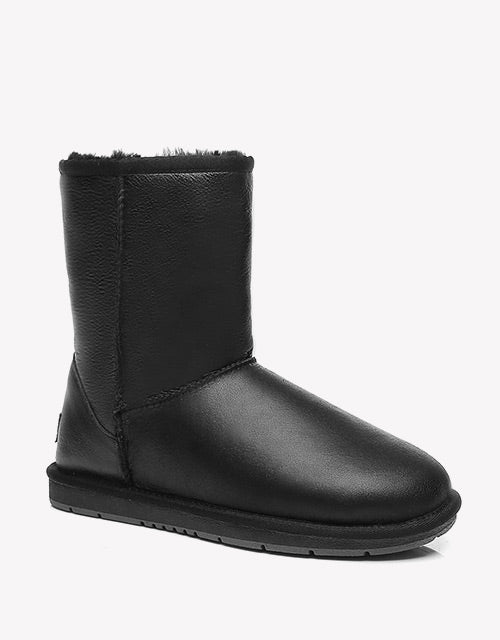 Australian ShepherdDouble-Faced Premium Sheepskin UGG Boots Short Classic Water Resistant-Boots-PEROZ Accessories