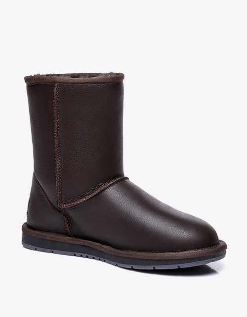 Australian ShepherdDouble-Faced Premium Sheepskin UGG Boots Short Classic Water Resistant-Boots-PEROZ Accessories
