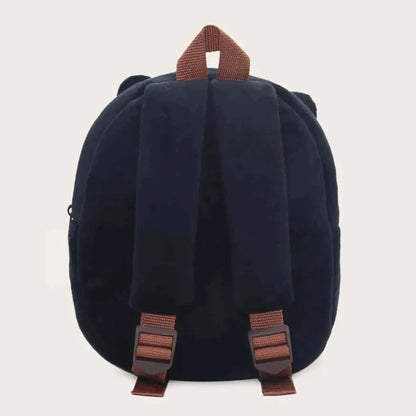 Anykidz 3D Black Cat Kids School Backpack Cute Cartoon Animal Style Children Toddler Plush Bag Perfect Accessories For Boys and Girls-Backpacks-PEROZ Accessories