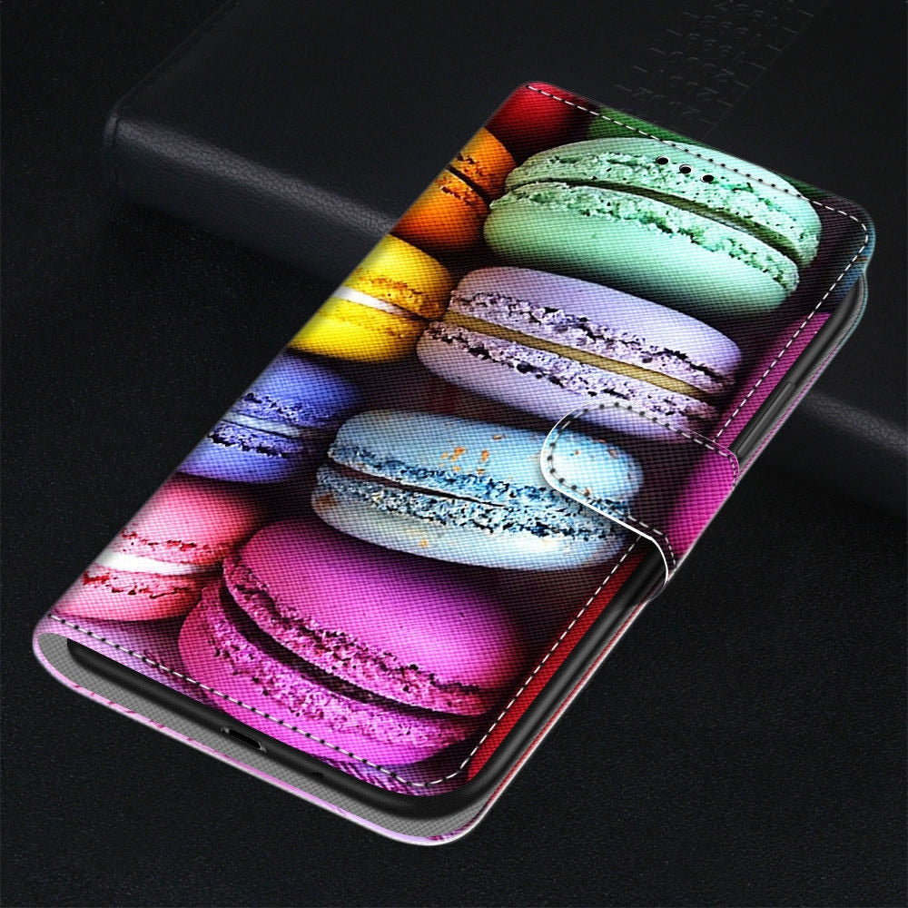Anymob Samsung Case Multicolor Pancakes Magnetic Flip Leather Card Slot Wallet Phone Cover Protection-Mobile Phone Cases-PEROZ Accessories