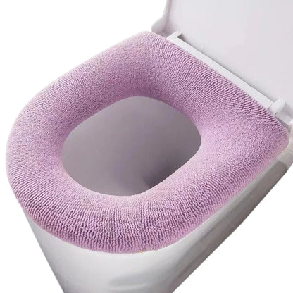 Anyhouz Toilet Seat A Pink Washable Soft Mat Pad Cushion O-shape Seat Bidet Toilet Cover Accessories-Toilet Seat Cover-PEROZ Accessories