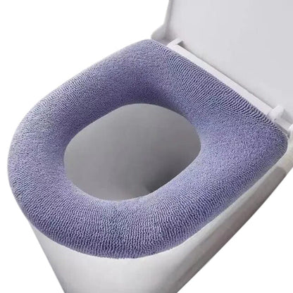 Anyhouz Toilet Seat A Blue Washable Soft Mat Pad Cushion O-shape Seat Bidet Toilet Cover Accessories-Toilet Seat Cover-PEROZ Accessories