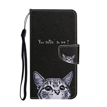 Anymob iPhone Black Kitten Flip Leather Phone Case With Wallet Slot Cases Cover-Mobile Phone Cases-PEROZ Accessories