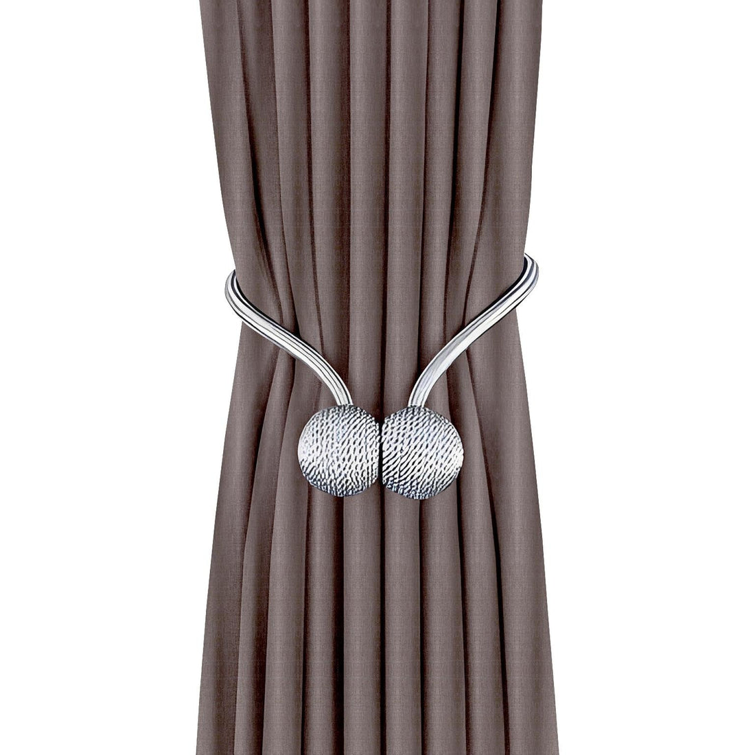 Anyhouz Curtains 100cm Brown Premium Plain Design Window Drape Curtains for Beedroom Living Room-Curtains &amp; Drapes-PEROZ Accessories