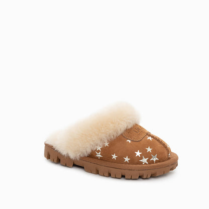 Ugg Kids Coquette Slippers With Star Print-Slippers-PEROZ Accessories