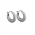 Anyco Hoop Fashion Earrings Punk French Statement Huggies Women Hip Hop Charming Party Jewelry Sterling Silver-Earrings-PEROZ Accessories