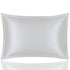 Anyhouz Pillowcase 50x75cm White Pure Real Silk For Comfortable And Relaxing Home Bed-Pillowcases-PEROZ Accessories