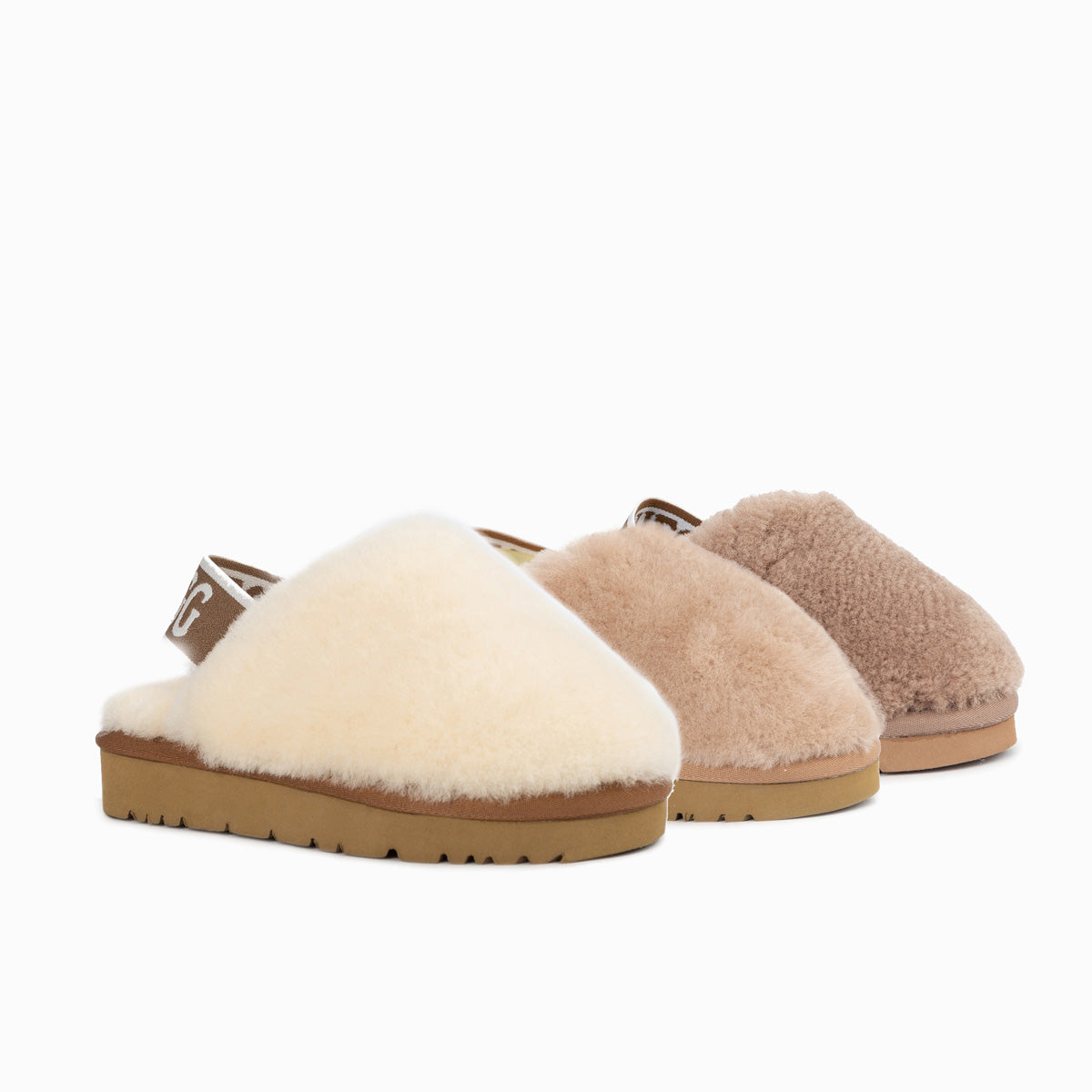 Ugg Kids Riana Fluff Slide-Kid Boots-PEROZ Accessories