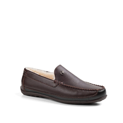Ugg Mens Ryan Plain Moccasin-Loafers &amp; Moccasins-PEROZ Accessories