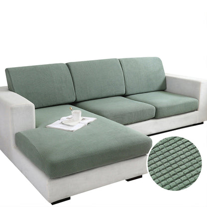 Anyhouz Sofa Cover Cypress Green Polyester Thick Stretchable Cushion For Living Room 1Pc Enlarge Size 60-90cm-Slipcovers-PEROZ Accessories