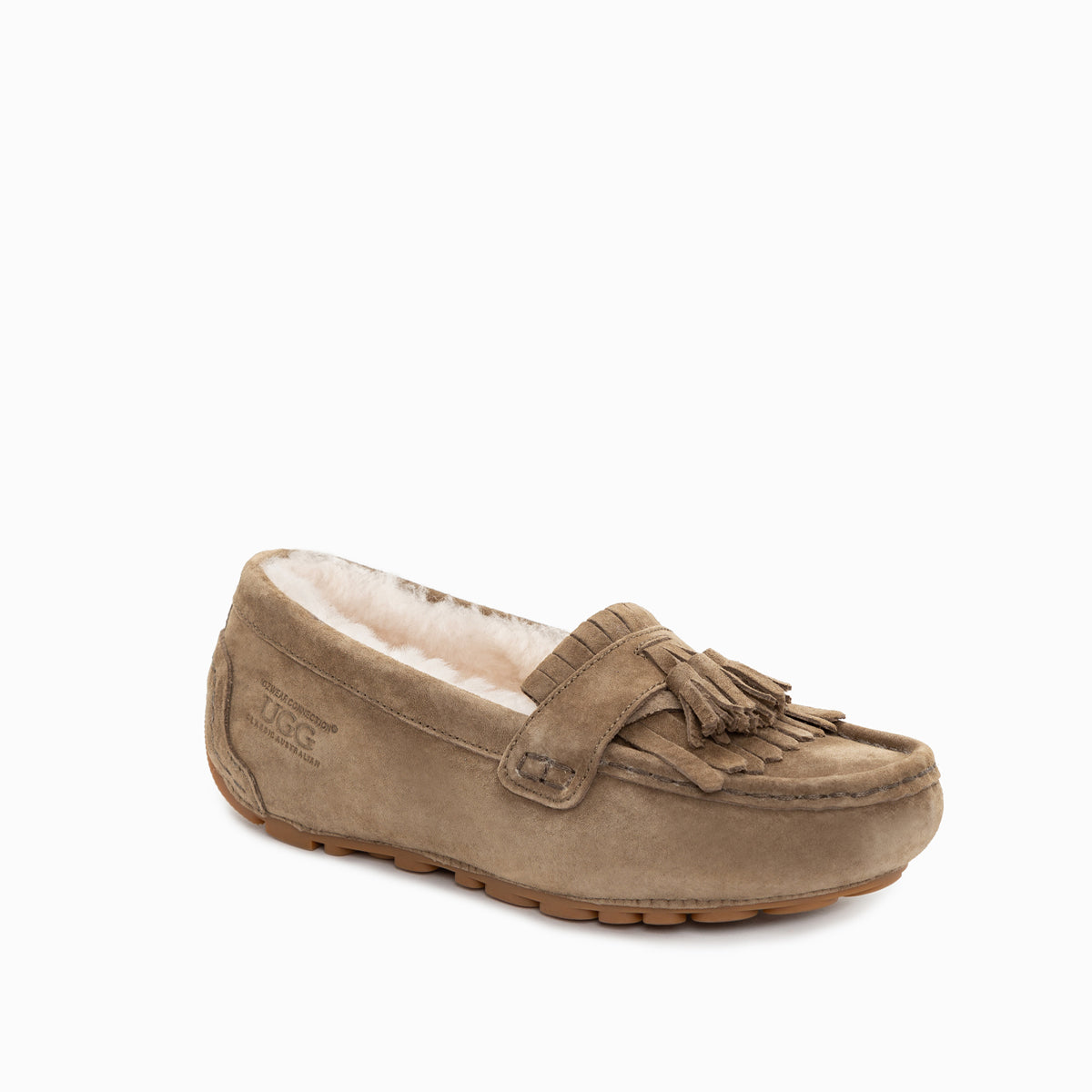 Ugg Rylee Tassel Moccasins (Inner Wedge)-Loafers &amp; Moccasins-PEROZ Accessories