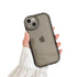 Anymob iPhone Case Black Transparent Shockproof Round Lens Protection Soft Silicone Cover iPhone 12 11 13 Pro Max XR XS Max X 7 8 Plus SE 2020 12 13-Mobile Phone Cases-PEROZ Accessories