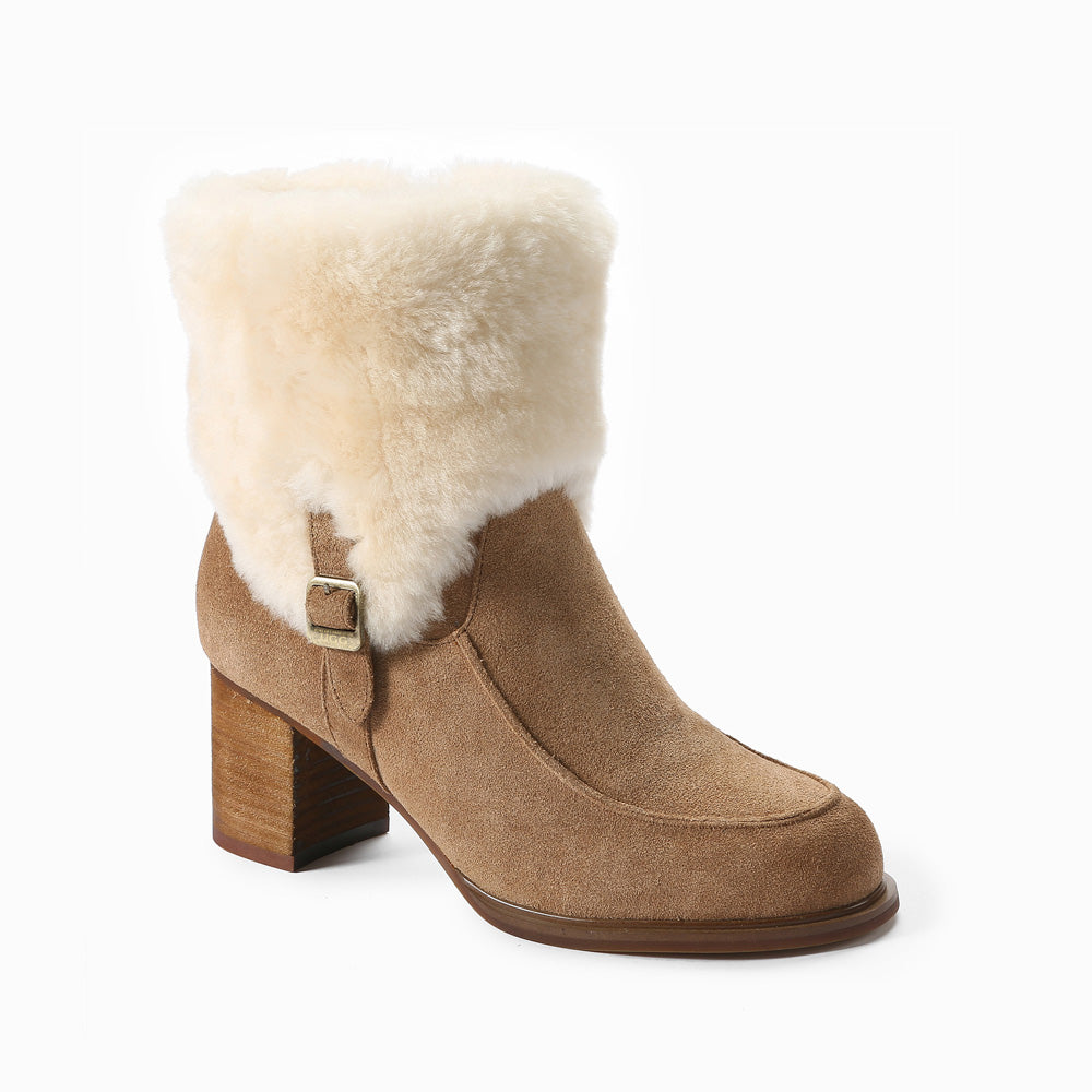 Ugg Presley Platform Ankle Boots-Boots-PEROZ Accessories