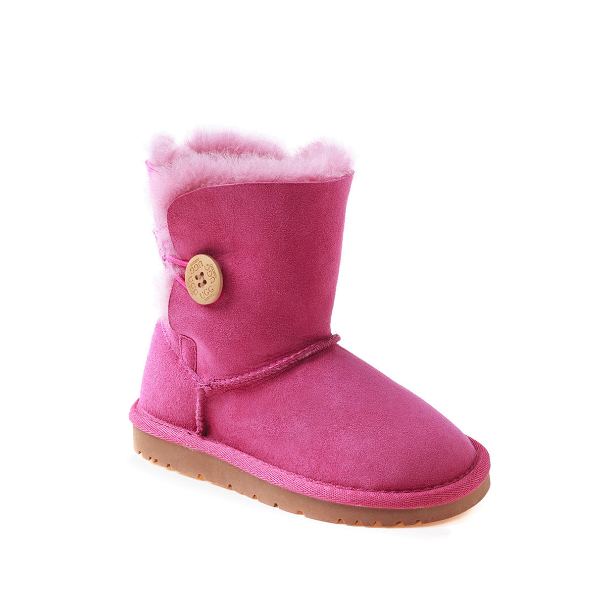 Ugg Kids Ugg Button Boots (Water Resistant)-Kid Boots-PEROZ Accessories