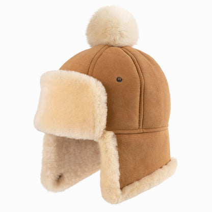 Ugg Kids Sheepskin Upflap Hat-Hats-PEROZ Accessories