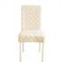 Anyhouz Chair Cover Beige Knitted Design with Anti-Dirt and Elastic Material for Dining Room Kitchen Wedding Hotel Banquet Restaurant-Chair Cover-PEROZ Accessories