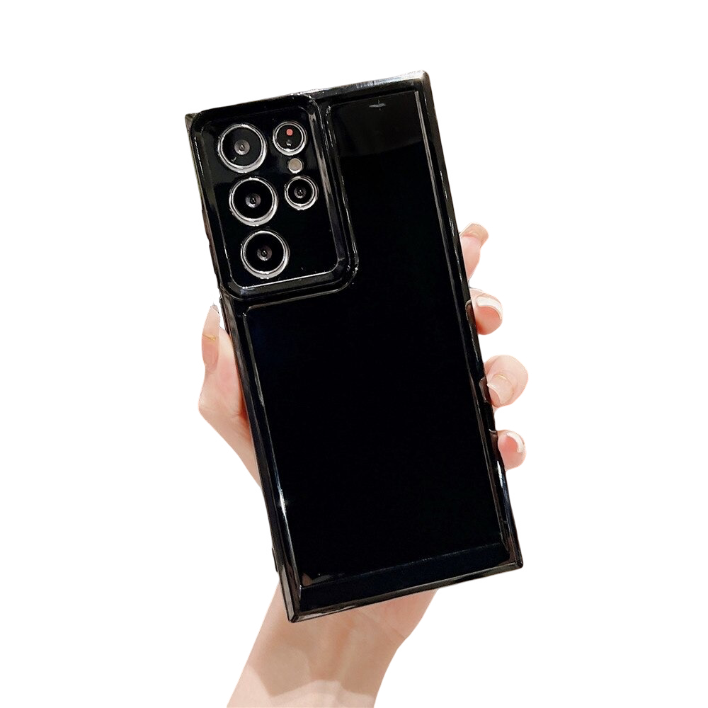 Anymob Samsung Black Space Case Jelly Crystal Shockproof Full Protect Camera Soft Shell For Samsung Cover Compatible-Mobile Phone Cases-PEROZ Accessories