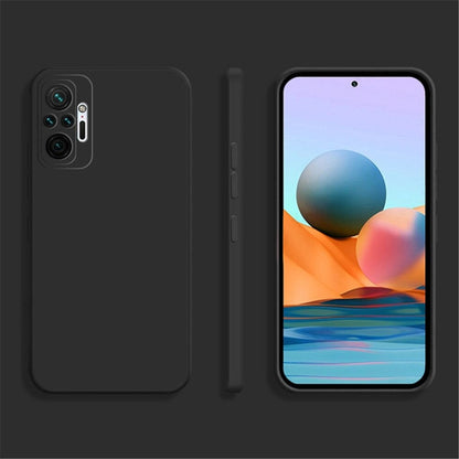 Anymob Xiaomi Phone Case Black Square Candy Silicone For Redmi Note 10 10S 9S 9 Pro Max 8 7 Pro 9T Mi 11 Lite POCO X3 M3 F3 Slim Soft Cover-Mobile Phone Cases-PEROZ Accessories
