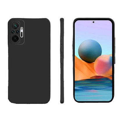 Anymob Xiaomi Phone Case Black Square Candy Silicone For Redmi Note 10 10S 9S 9 Pro Max 8 7 Pro 9T Mi 11 Lite POCO X3 M3 F3 Slim Soft Cover-Mobile Phone Cases-PEROZ Accessories