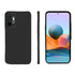 Anymob Xiaomi Phone Case Black Square Candy Silicone For Redmi Note 10 10S 9S 9 Pro Max 8 7 Pro 9T Mi 11 Lite POCO X3 M3 F3 Slim Soft Cover-Mobile Phone Cases-PEROZ Accessories