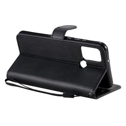 Anymob Black Leather Case Magnetic Flip Cover Wallet Phone Protection for Huawei P Smart 2020-PEROZ Accessories