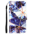 Anymob iPhone Case Dark Blue Marble Leather Magnetic Flip Wallet Cover-Mobile Phone Cases-PEROZ Accessories