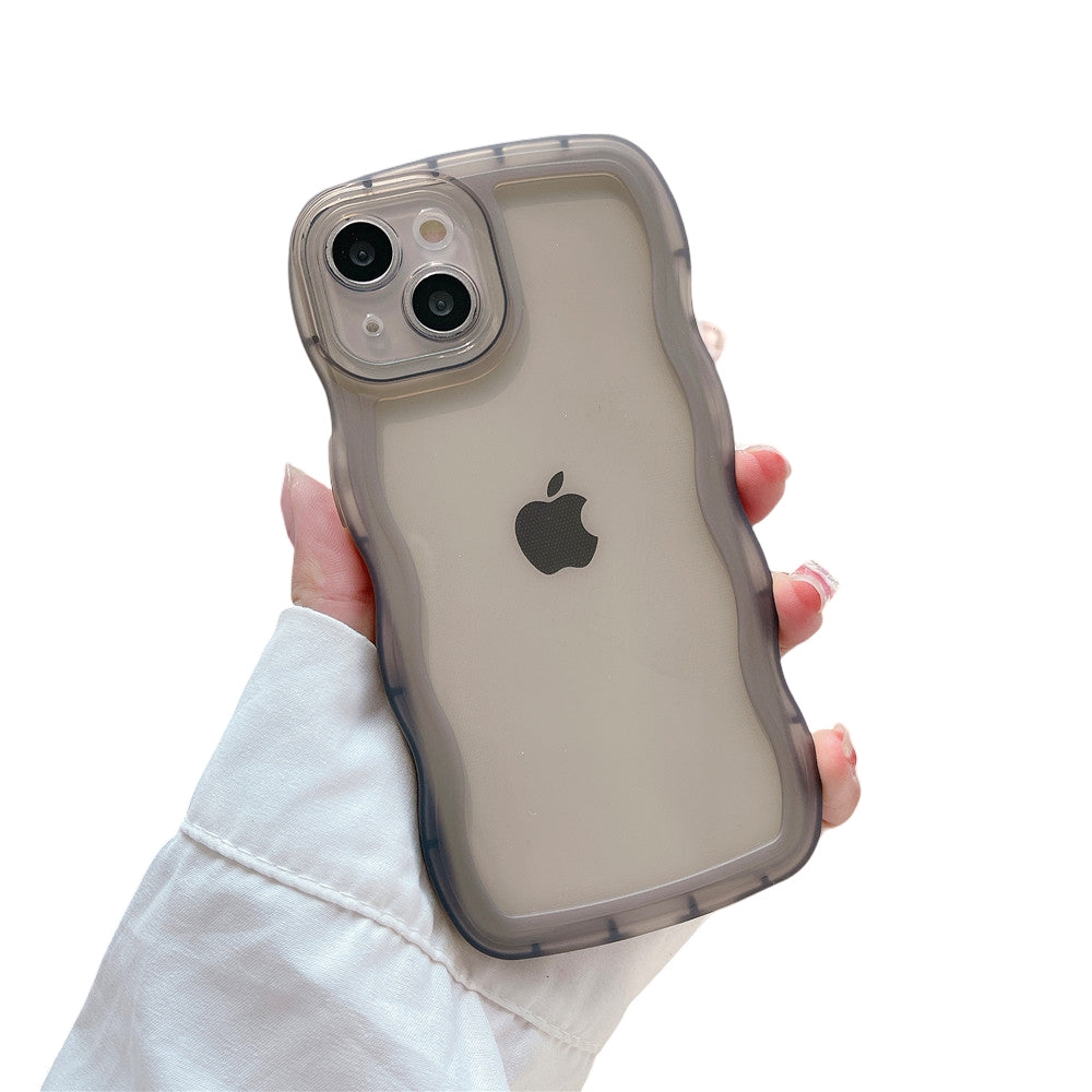 Anymob iPhone Black Phone Case Candy Color Bumper Transparent Back Cover-PEROZ Accessories