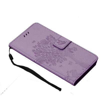 Anymob Samsung Purple Leather Flip Case Cover Phone Bag Shell Cover-Mobile Phone Cases-PEROZ Accessories