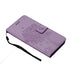 Anymob Samsung Purple Leather Flip Case Cover Phone Bag Shell Cover-Mobile Phone Cases-PEROZ Accessories