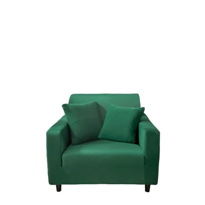Anyhouz 1 Seater Sofa Cover Plain Green Style and Protection For Living Room Sofa Chair Elastic Stretchable Slipcover-Slipcovers-PEROZ Accessories