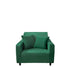 Anyhouz 1 Seater Sofa Cover Plain Green Style and Protection For Living Room Sofa Chair Elastic Stretchable Slipcover-Slipcovers-PEROZ Accessories
