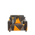 Anyhouz 1 Seater Sofa Cover Marigold Style and Protection For Living Room Sofa Chair Elastic Stretchable Slipcover-Slipcovers-PEROZ Accessories