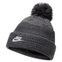 Nike NSW Cuffed Pom Cap Grey-Fashion-PEROZ Accessories