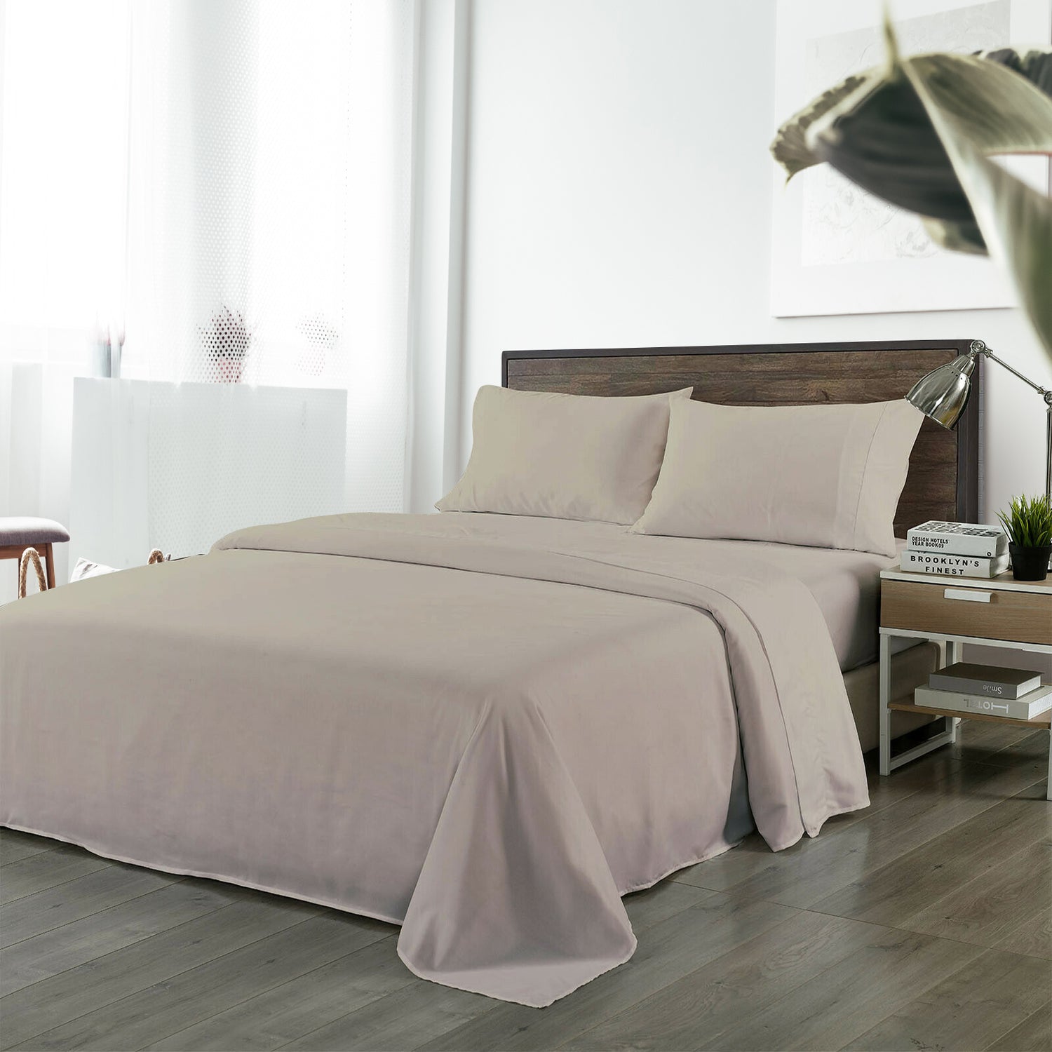Royal Comfort Bamboo Blended Sheet &amp; Pillowcases Set 1000TC Ultra Soft Bedding-Bed Linen-PEROZ Accessories