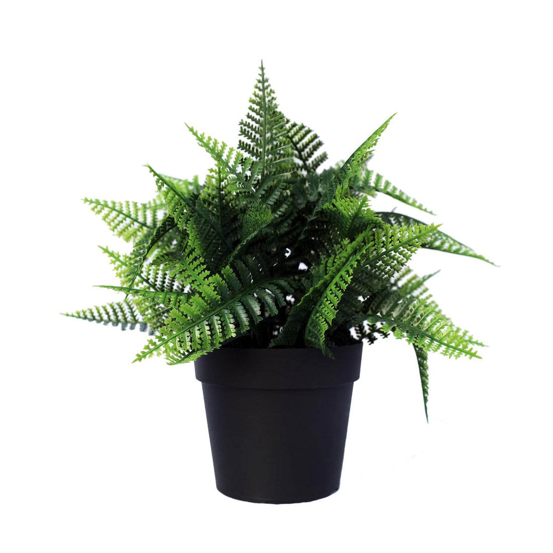 Small Potted Artificial Persa Boston Fern Plant UV Resistant 20cm-Home &amp; Garden &gt; Artificial Plants-PEROZ Accessories