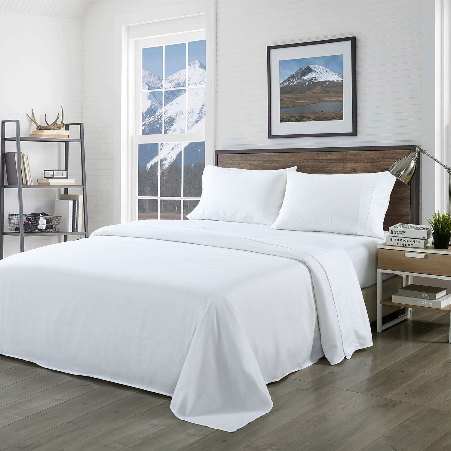Royal Comfort Bamboo Blended Sheet &amp; Pillowcases Set 1000TC Ultra Soft Bedding-Bed Linen-PEROZ Accessories