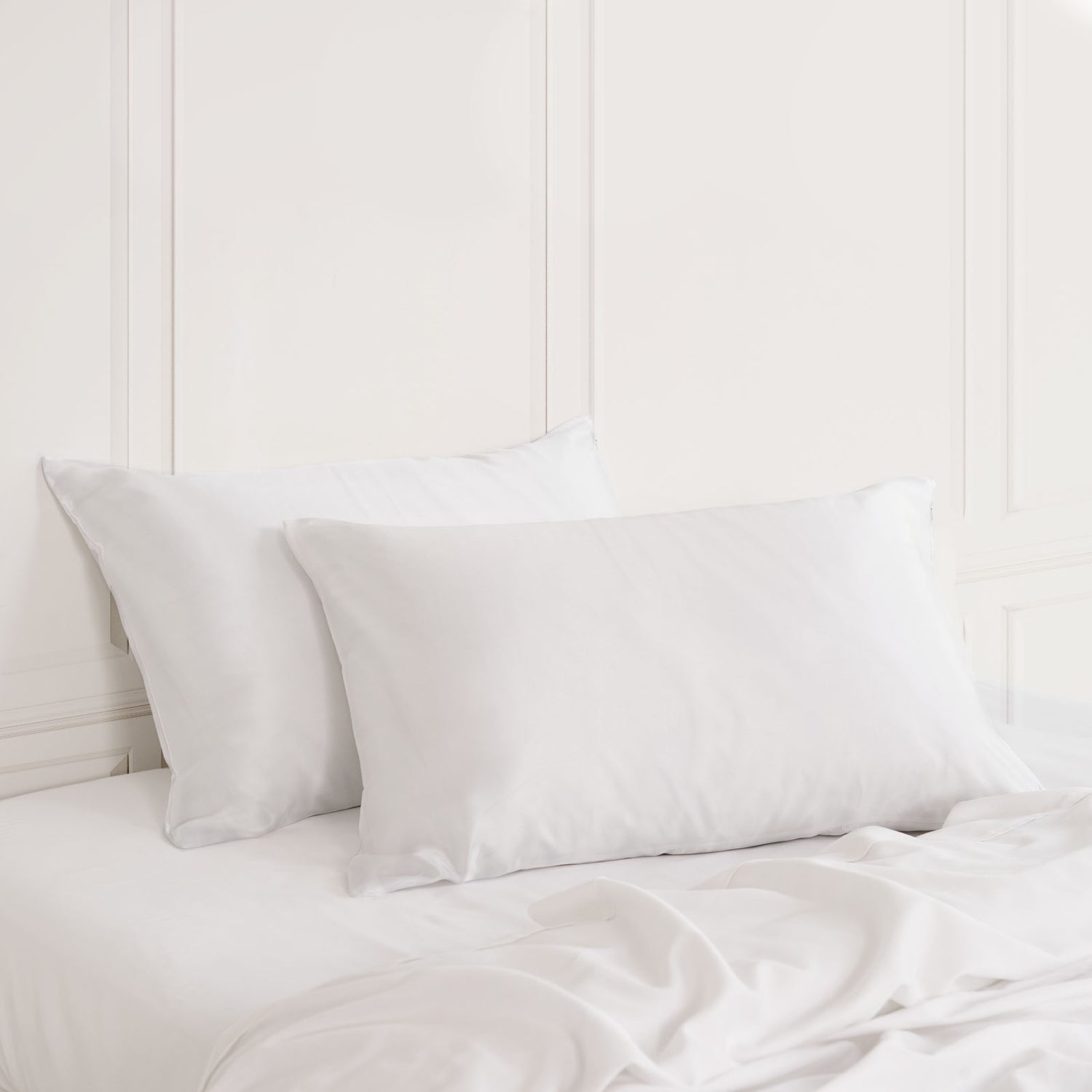 Royal Comfort Mulberry Soft Silk Hypoallergenic Pillowcase Twin Pack-Bed Linen-PEROZ Accessories