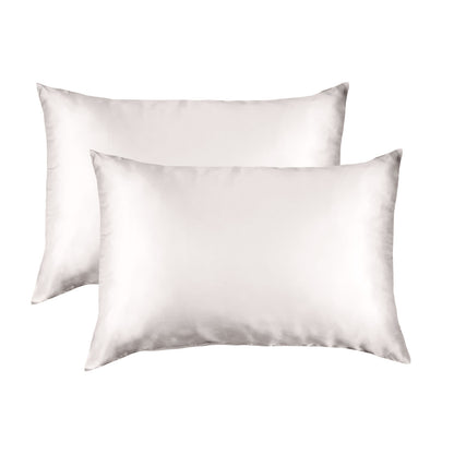 Royal Comfort Mulberry Soft Silk Hypoallergenic Pillowcase Twin Pack-Bed Linen-PEROZ Accessories