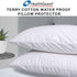 Renee Taylor Pillow Protectors Waterproof Super Soft Cotton Terry - Twin Pack-Bedding-PEROZ Accessories