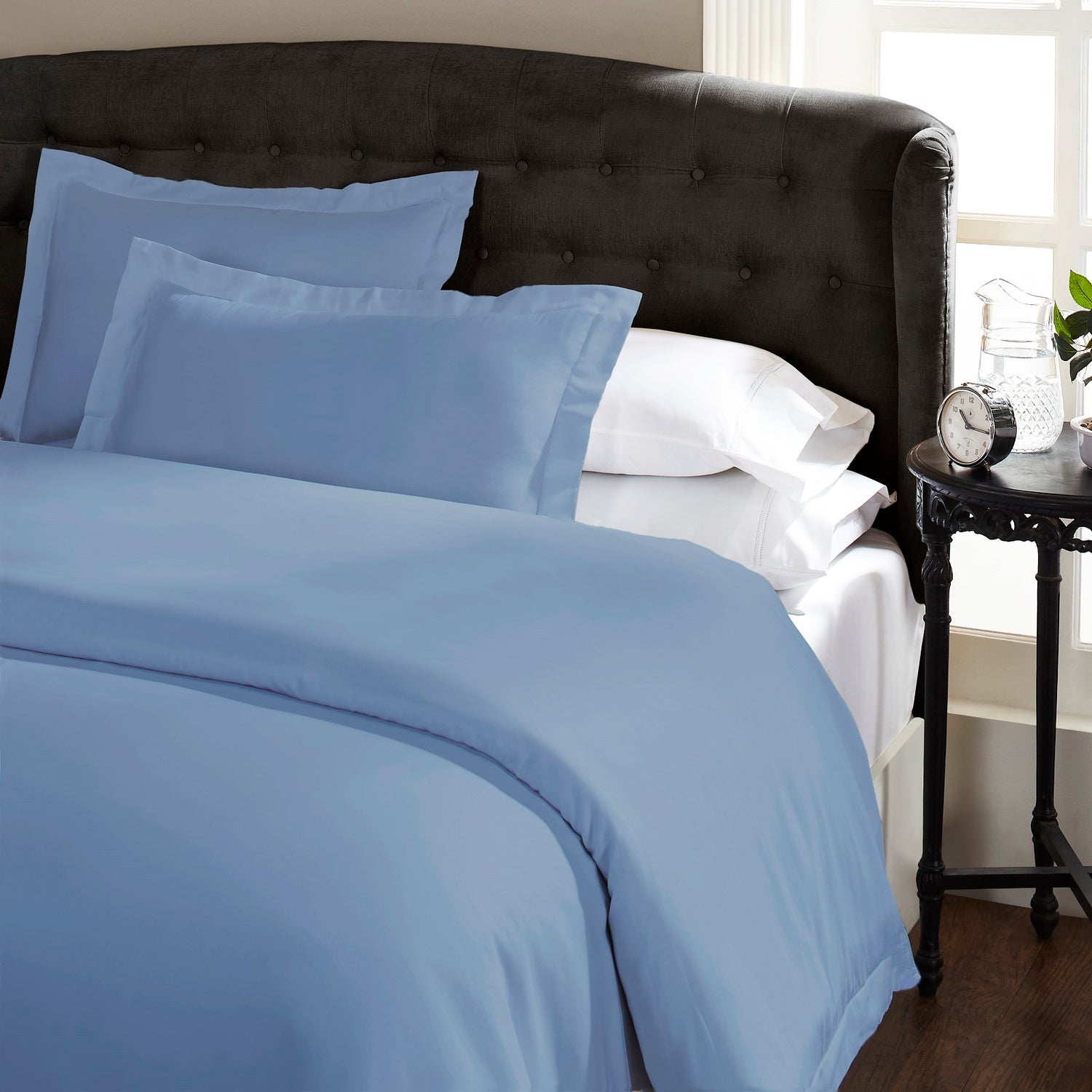 Ddecor Home 1000 Thread Count Quilt Cover Set Cotton Blend Classic Hotel Style-Bed Linen-PEROZ Accessories